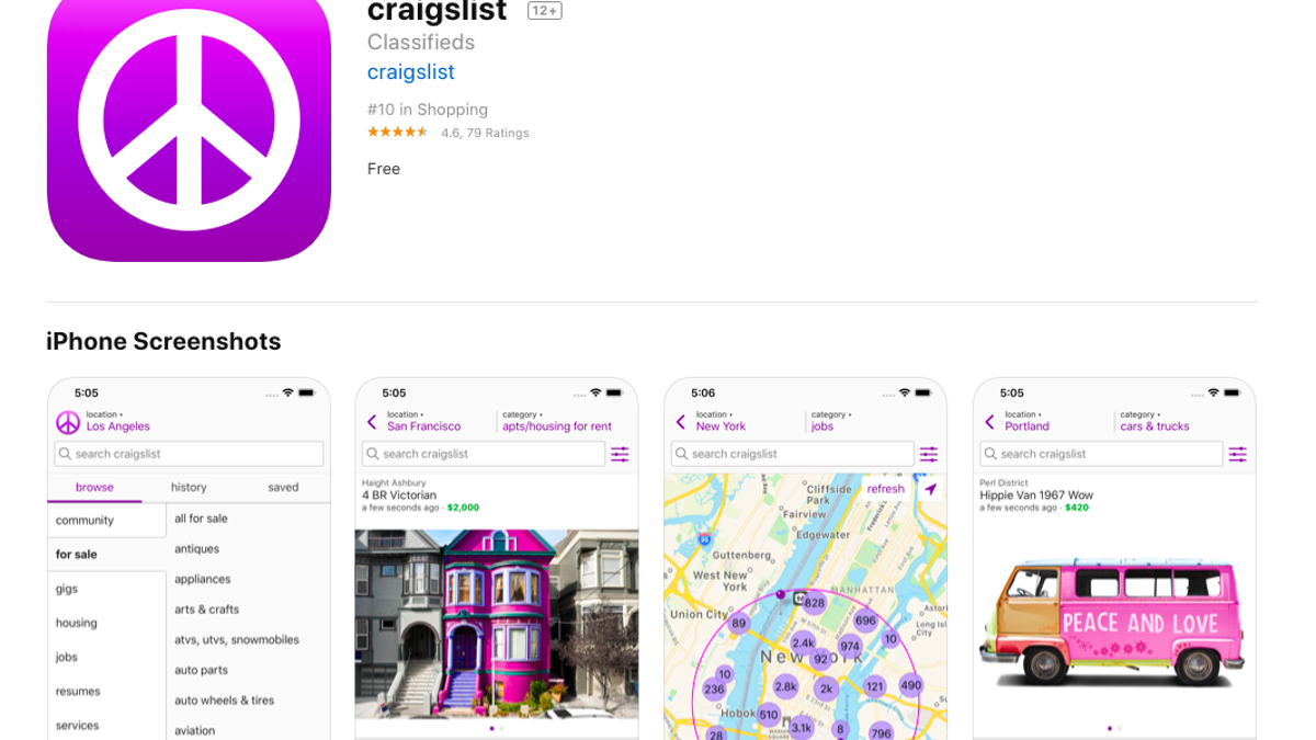 If The New Craigslist App Had Come Any Sooner My Life Would Be In