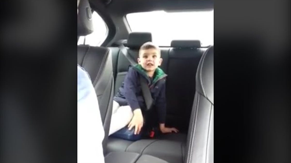 Dad Convinces Kid He Ll Be Launched Into Space If He