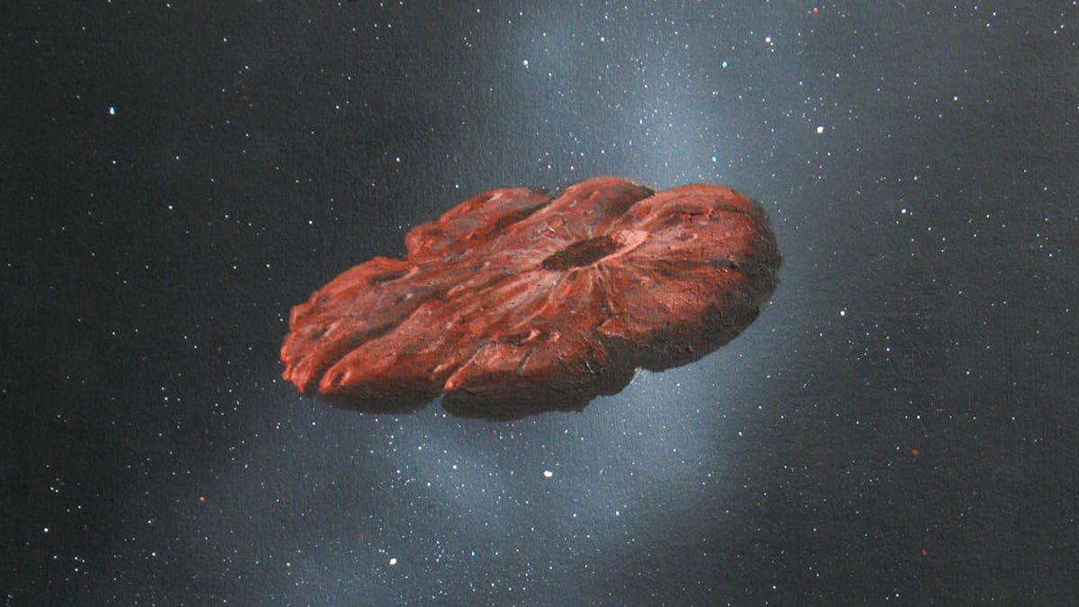 Tarpžvaigždinis lankytojas „Oumuamua“ gali būti sutrupinti į Plutoną panašaus objekto likučiai