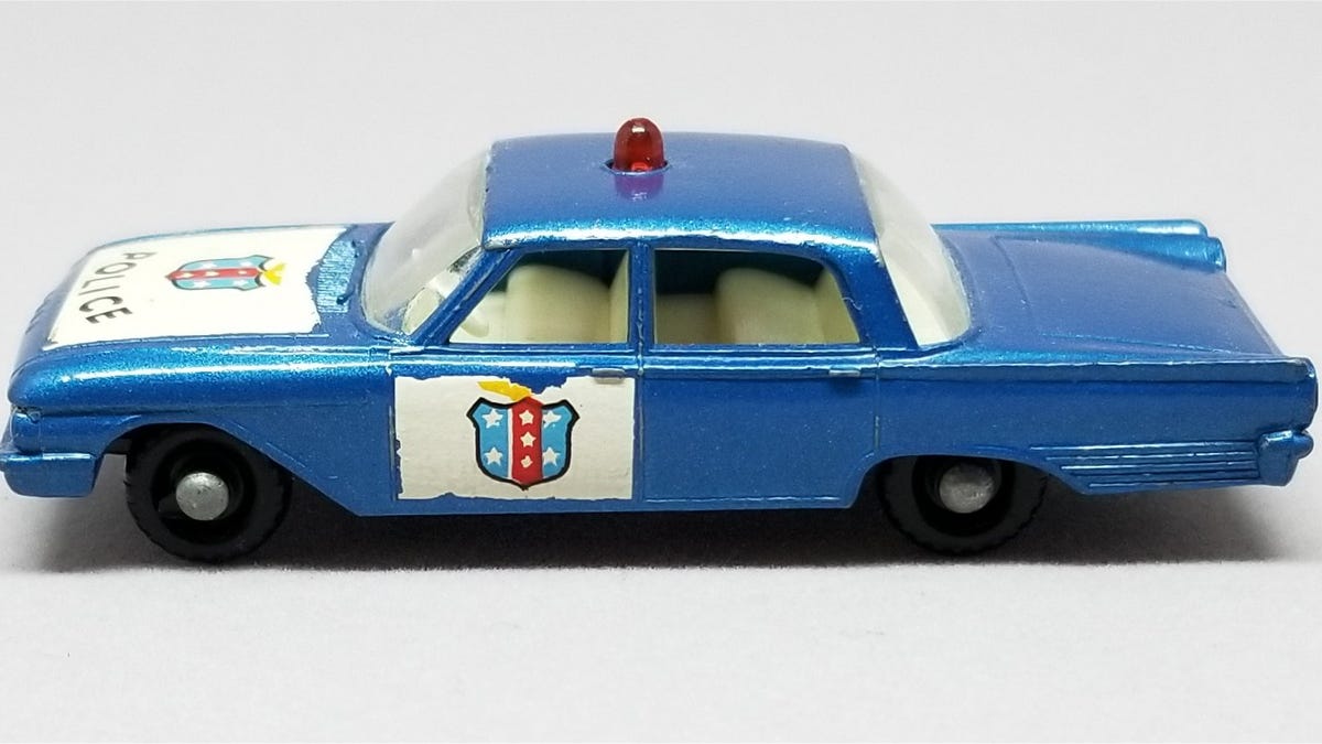 matchbox ford galaxie police car