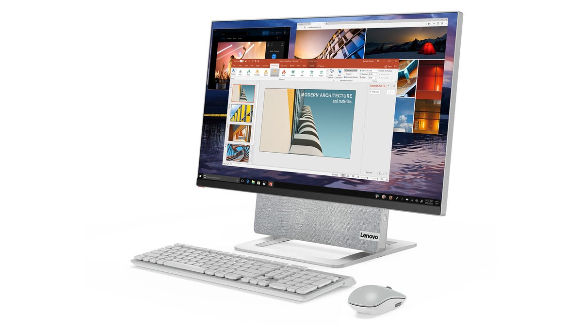 Lenovo’s new all-in-one PC has a swivel screen