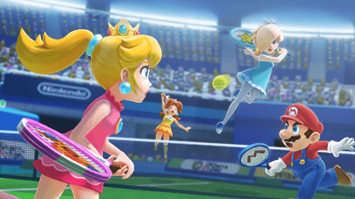 Princess Peach floated so that Rosalina could fly