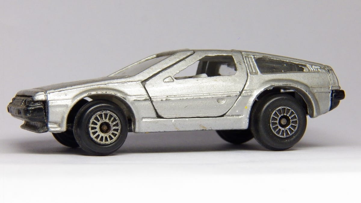 matchbox delorean