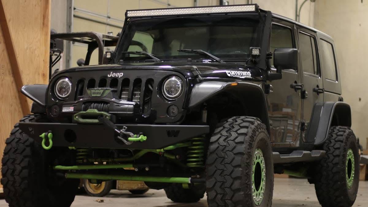 At $22,000, Could This Custom Diesel 2008 Jeep Wrangler Bring Out The Beast  In You?