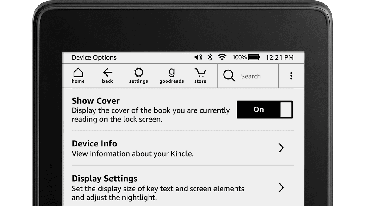 Finally, you can use book covers as Kindle lock screens