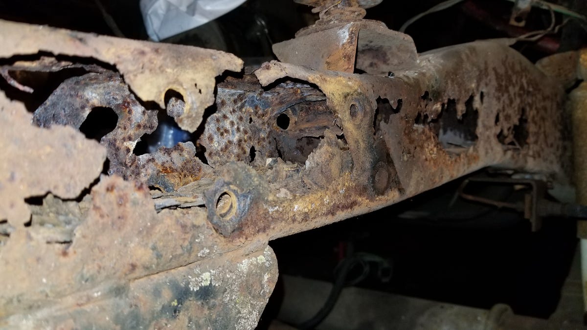 My 500 Postal Jeep S Rusted Out Frame Will Give You