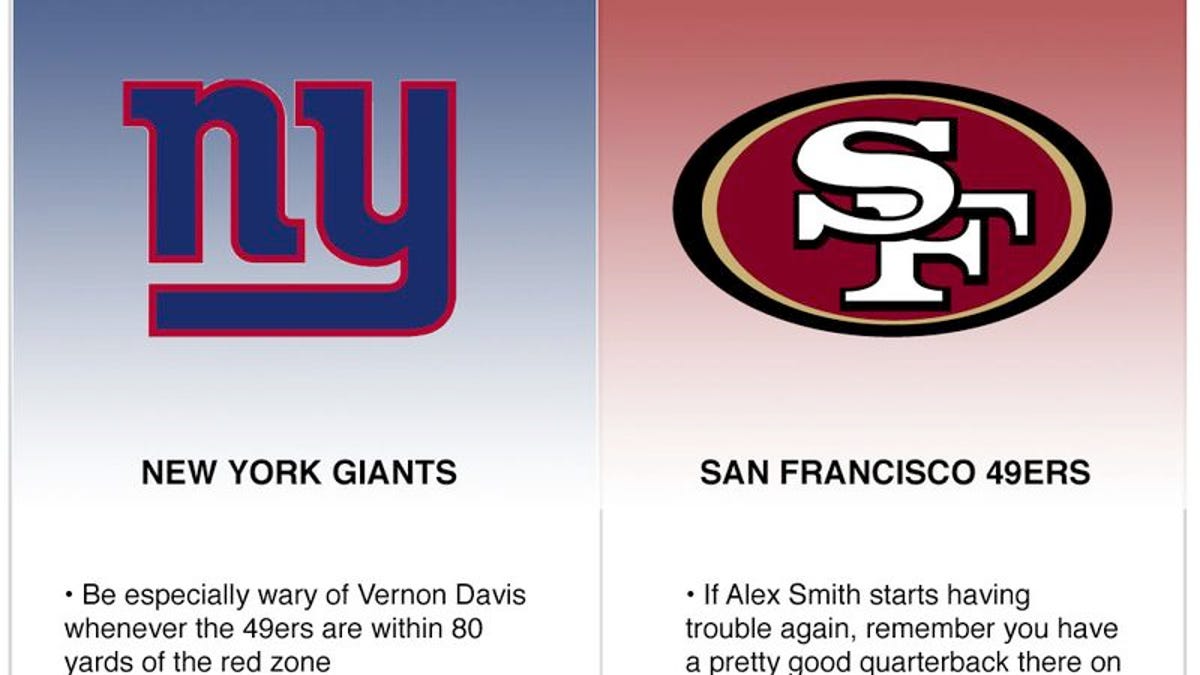 Giants vs. Niners