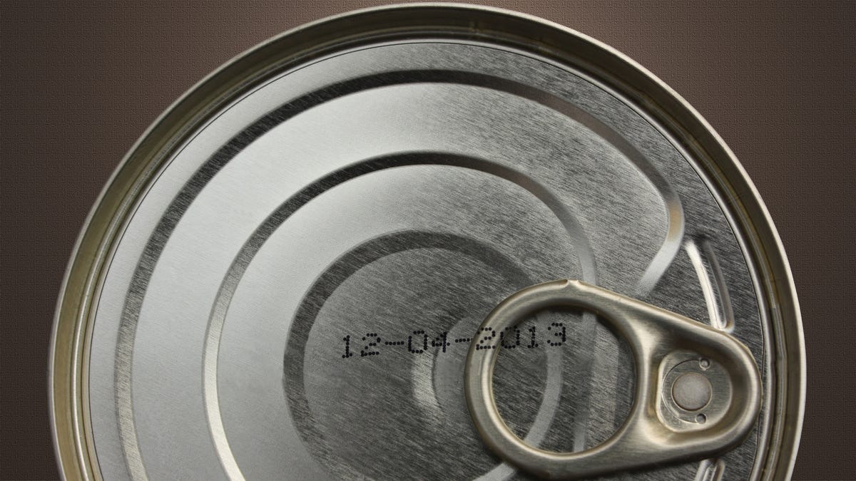 Canned Goods Expiration Date Chart