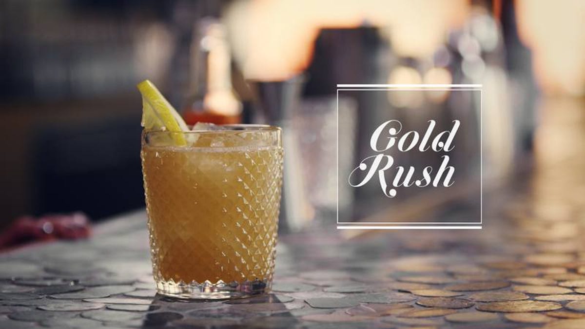 gold rush cocktail by tj siegel