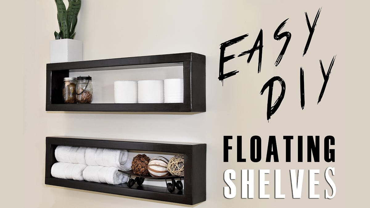 Mount Your Own Floating Shelves, Can You Make Your Own Floating Shelves