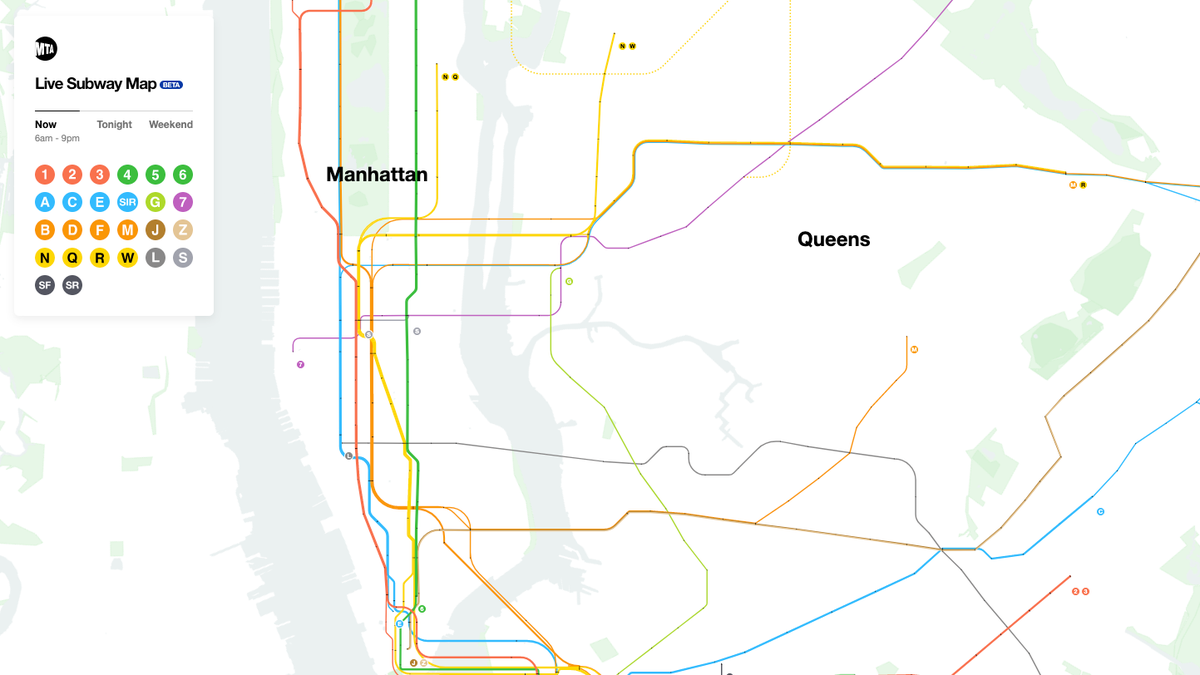 New York's MTA Map Gets Major Redesign, RealTimeish Updates