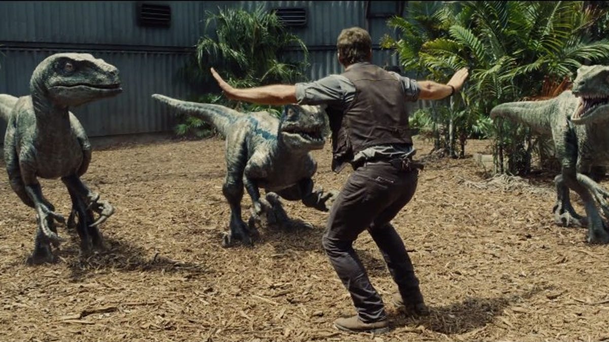 Jurassic World Trailer Shows Off Chris Pratts Raptor Wrangling Skills 