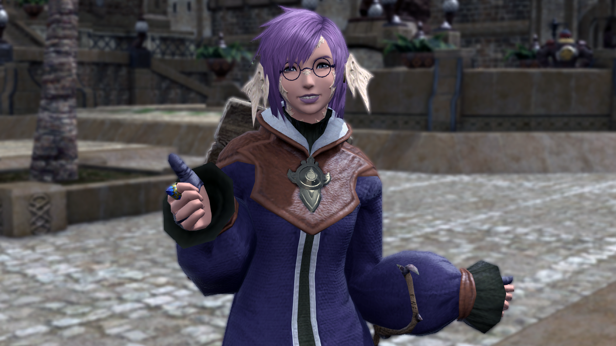 A Final Fantasy XIV player paid for it by giving me money for new clothes