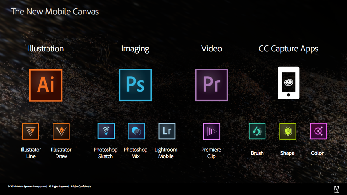 Photoshop Illustrator y Premiere tienen nuevas apps  