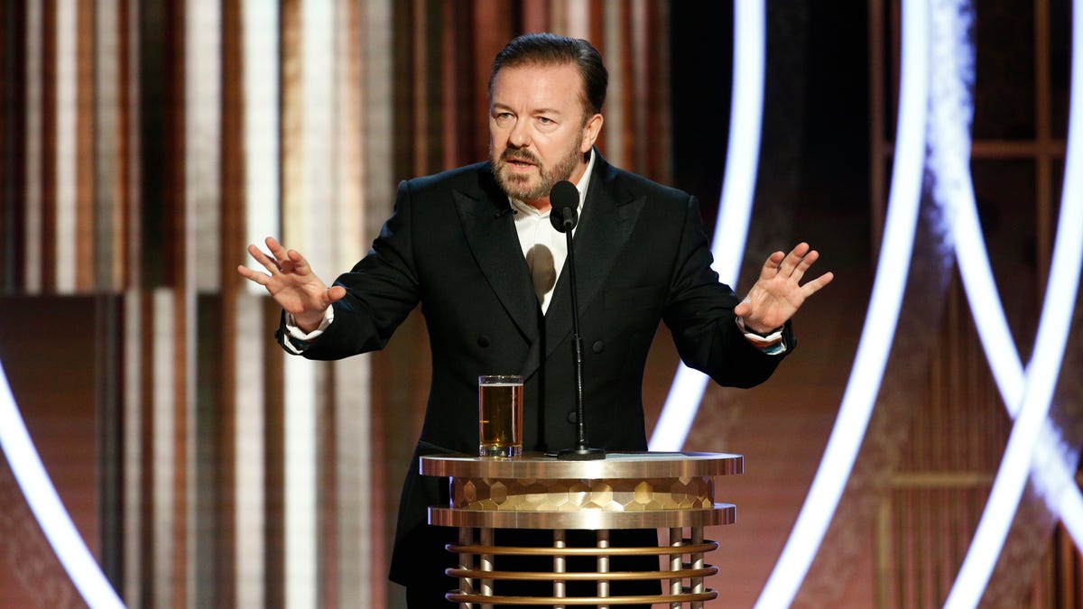 Ricky Gervais On The Golden Globes Was Unfunny