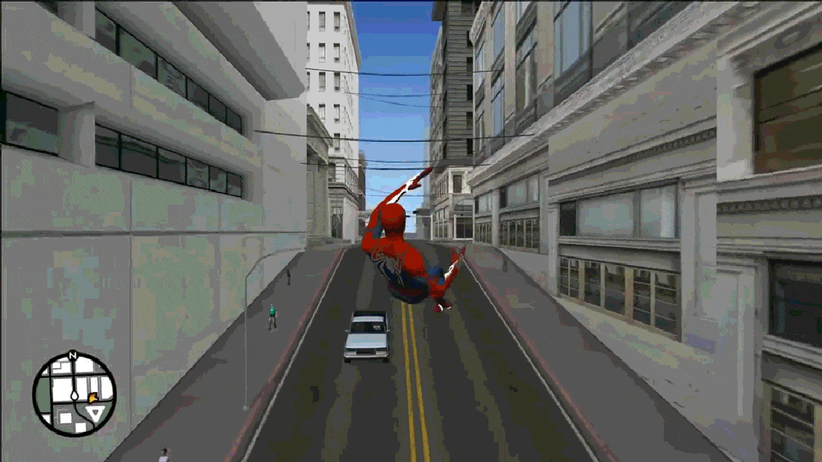 A Modder Has Spent Years Adding Spider-Man Into GTA San Andreas