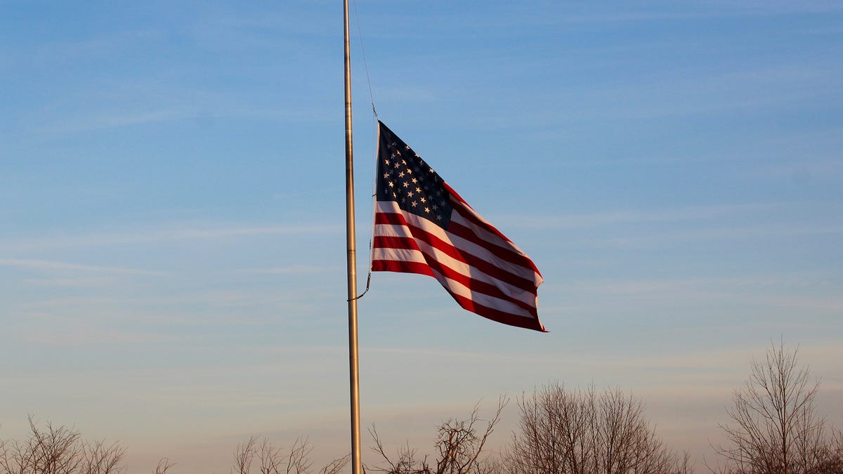 Half-Mast Flag Must Be Caught On Something
