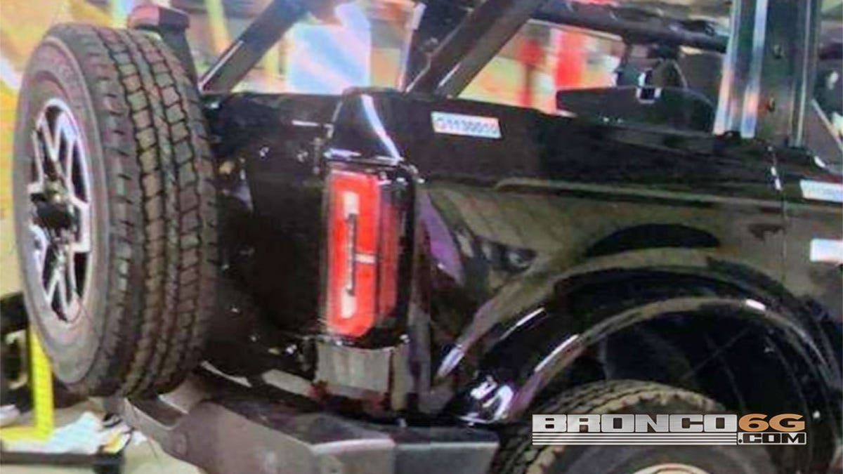 2021 Ford Bronco Leaked Photos Show The Rear End Of The Two Door