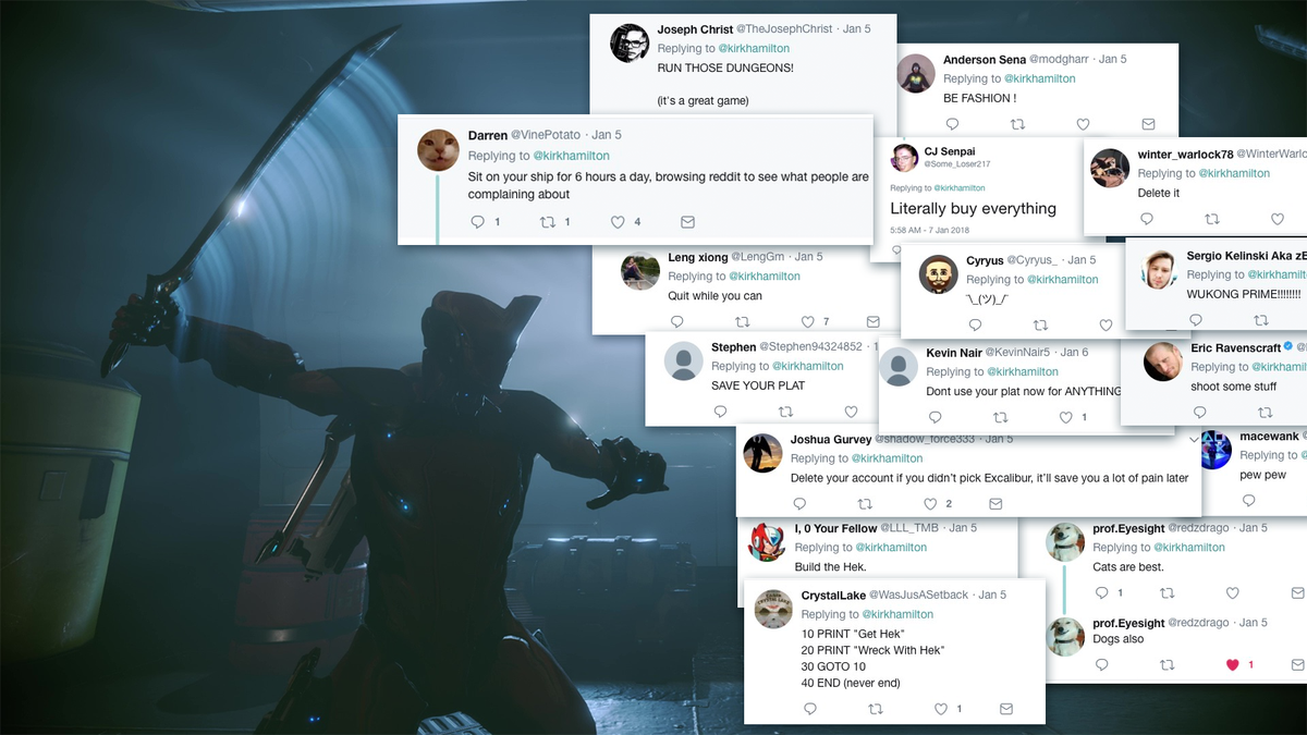 16 Things Twitter Taught Me About Warframe