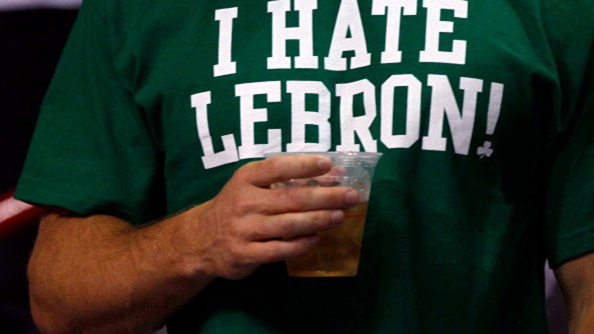 I hate lebron james