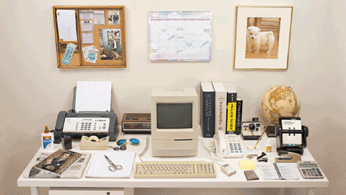 Remember When Your Desk Was Cluttered With Stuff You Actually Used