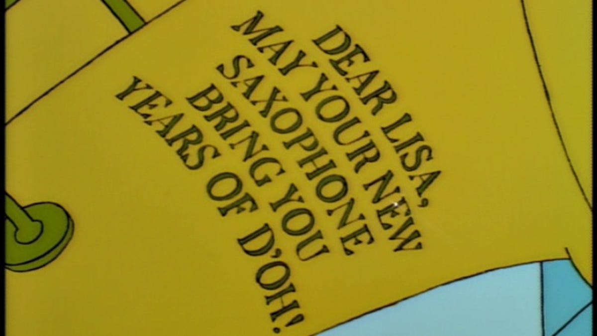 The Simpsons Classic Lisa S Sax