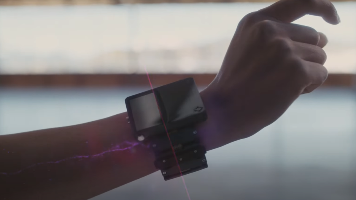 Facebook causes a futuristic wrist-based wearable to control AR