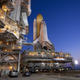 The space shuttle Atlantis on Mobile Launcher Platform-2 prior to launch on May 14, 2010.