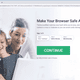 An example of a fake extension asking to be downloaded from a pop-up ad.