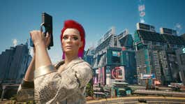 Image for Cyberpunk 2077's Retrofuturistic World Is Worth Exploring Beneath the Flaws