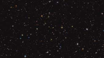 Image for New Webb Image Reveals 45,000 Sparkling Galaxies in Ancient Star Formation