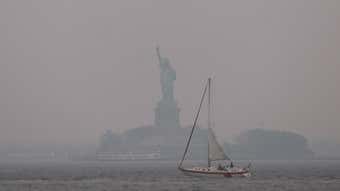 Image for Photos: Wildfires Blanket NYC in Smoky Haze