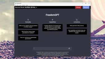 Image for How to Use FreedomGPT to Install Free ChatGPT Alternatives Locally on Your Computer