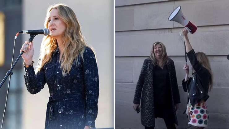 Image for Margo Price Brought Music and a Megaphone to Protest Alongside the ‘Tennessee Three’