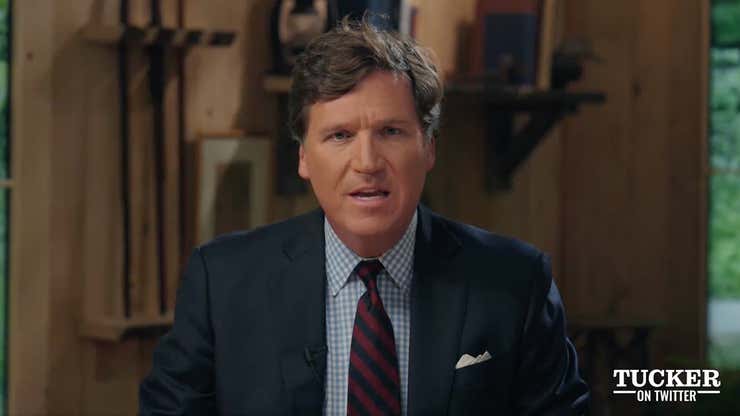 Image for Fox News Warns Tucker Carlson to Stop Making His Sad Little Vlogs