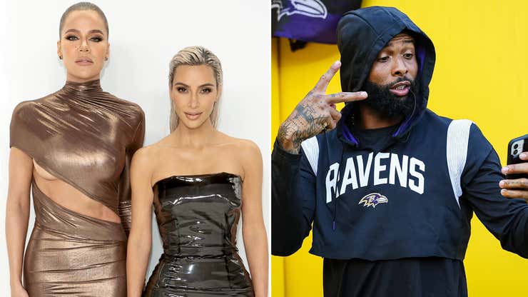 Image for Kim Kardashian Is 'Hanging Out' With Odell Beckham Jr., Who Also Maybe Dated Khloe