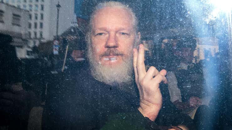 Image for Julian Assange Is One Step Closer to American Prison After Losing His Latest Extradition Appeal