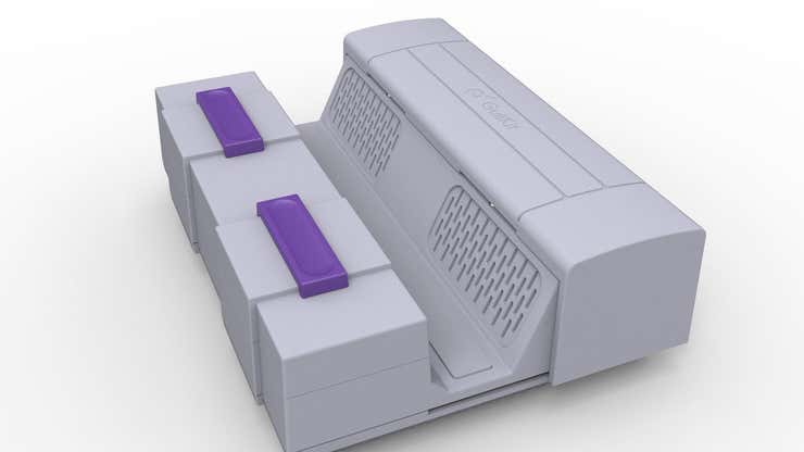 Image for You Can Rest Your Switch or Steam Deck in This Comforting SNES-Styled Cradle