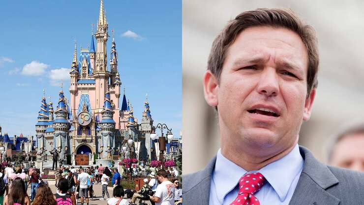 Image for Disney World Employees React To Attacks From Ron DeSantis