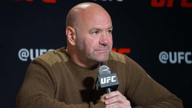 Image for UFC's Dana White is already back to his usual antics