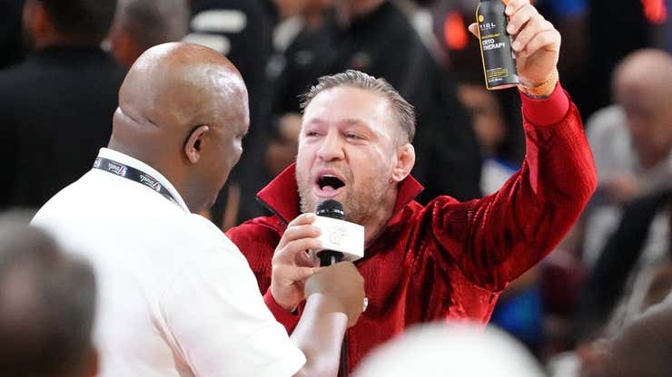 Image for Report: ‘Burnie’ treated at ER after Conor McGregor punches