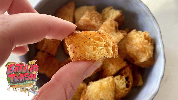 Image for Air-fried Croissants Make the Best Croutons