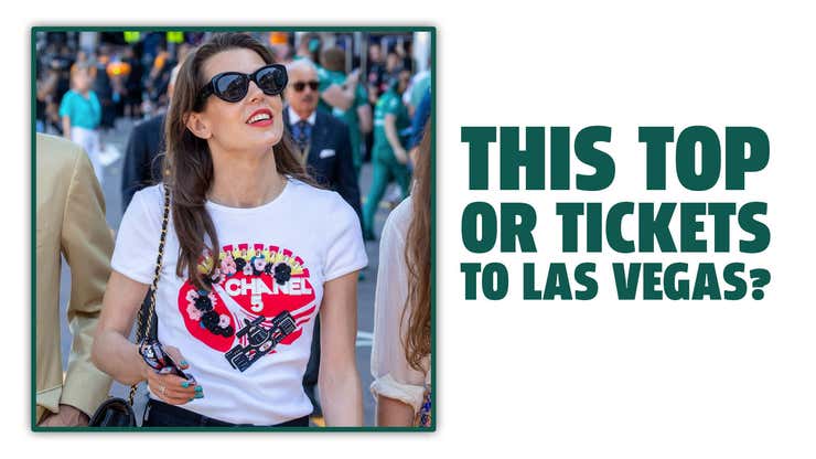 Image for Chanel’s $4,450 F1-Inspired Tees Make The Las Vegas Grand Prix Look Like A Bargain