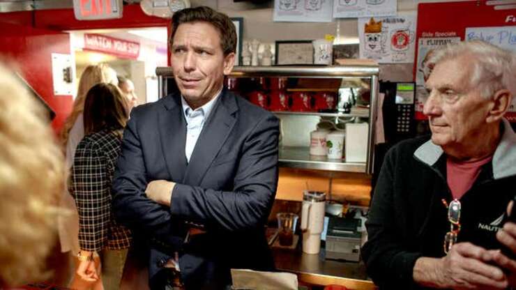 Image for Republicans Describe Their Strangest Interaction With Ron DeSantis