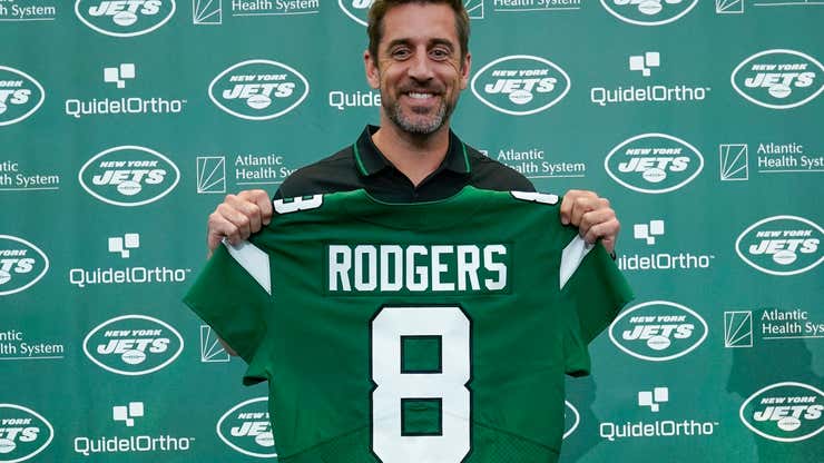 Image for With Aaron Rodgers in New York, the Jets and these other teams should improve