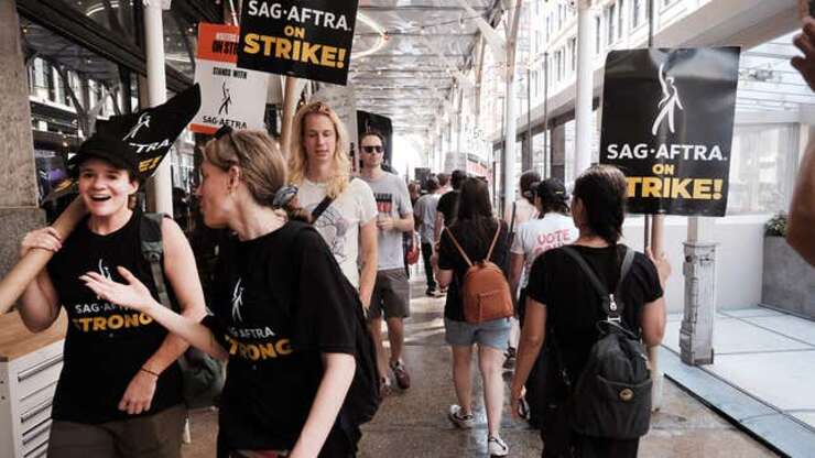 Image for Celebrities React To The Actors’ Strike