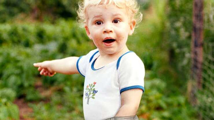 Image for Toddler Telling Story While Elbow-Deep In Shorts