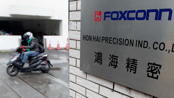 Image for iPhone maker Foxconn is seeking to woo more workers in China