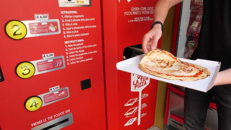 Image for Don’t Write Off Pizza Vending Machines Just Yet