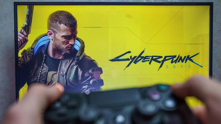 Image for Cyberpunk 2077 Developer Is Really Sorry for the Game's Anti-Russia Graffiti